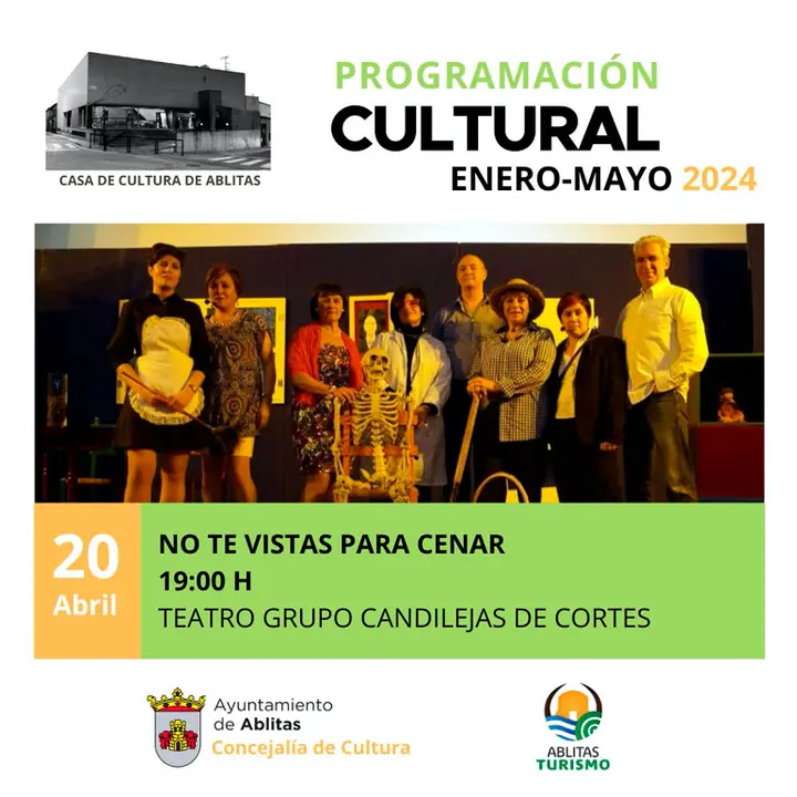 Teatro en Ablitas &lsquo;No te vistas para cenar&rsquo;