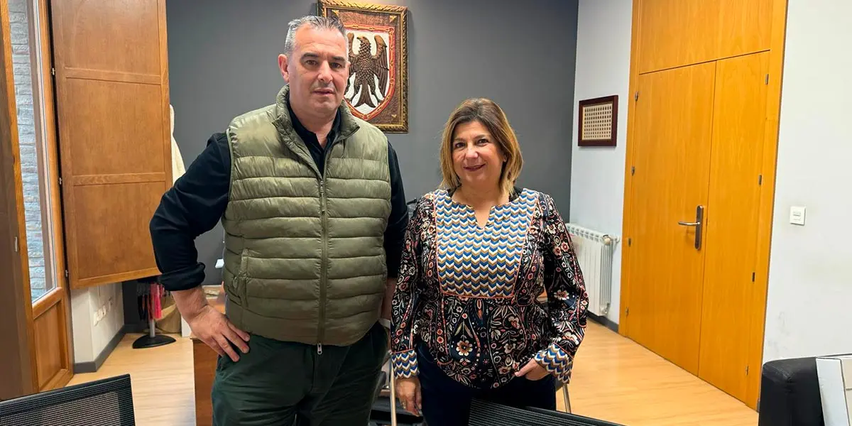 Rafa Loscos con Mar&iacute;a Carmen Segura en Villafranca