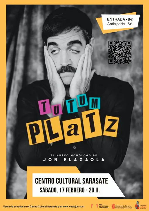 Mon&oacute;logos en Castej&oacute;n &lsquo;Tu Tum Platz!&rsquo; con Jon Plazaola
