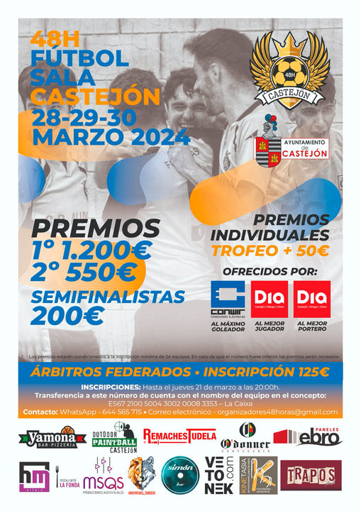 48 horas de Fútbol sala 2024 en Castejón