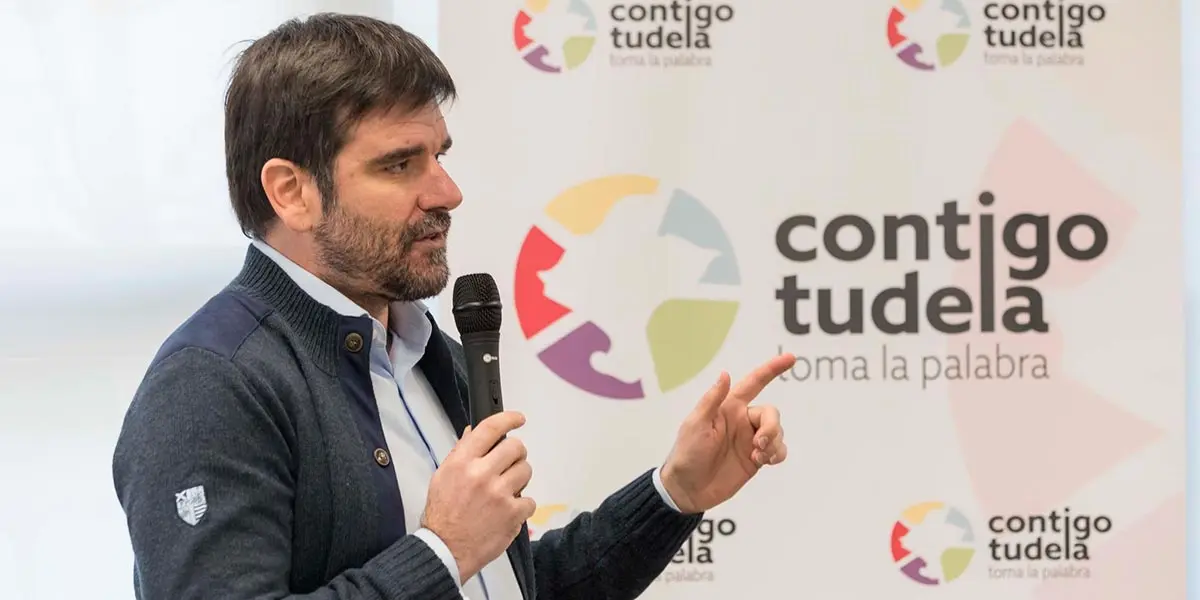 Eneko Larrarte, portavoz de Contigo Tudela