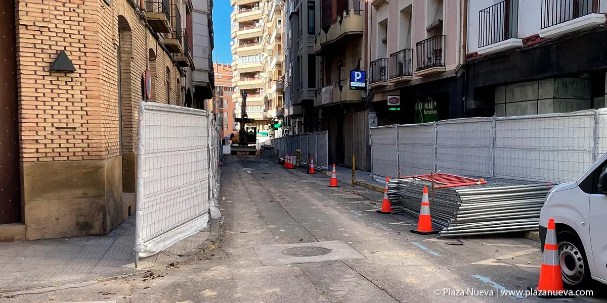 Obras en la calle San Marcial