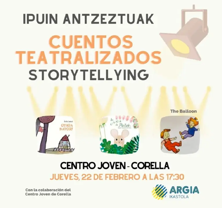 Cuentos teatralizados en Corella &lsquo;Storytelling&rsquo;