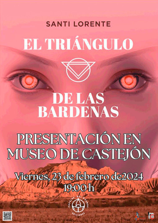 Presentación en Castejón de la novela ‘El Triángulo de las Bardenas’ de Santi Lorente