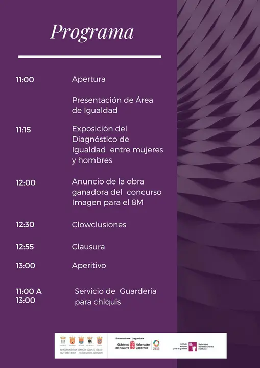 Jornada de presentaci&oacute;n en Arguedas del resultado del diagn&oacute;stico de igualdad de g&eacute;nero elaborado en la Mancomunidad de Servicios Sociales de Base