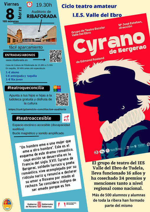 Teatro en Ribaforada ‘Cyrano de Bergerac’