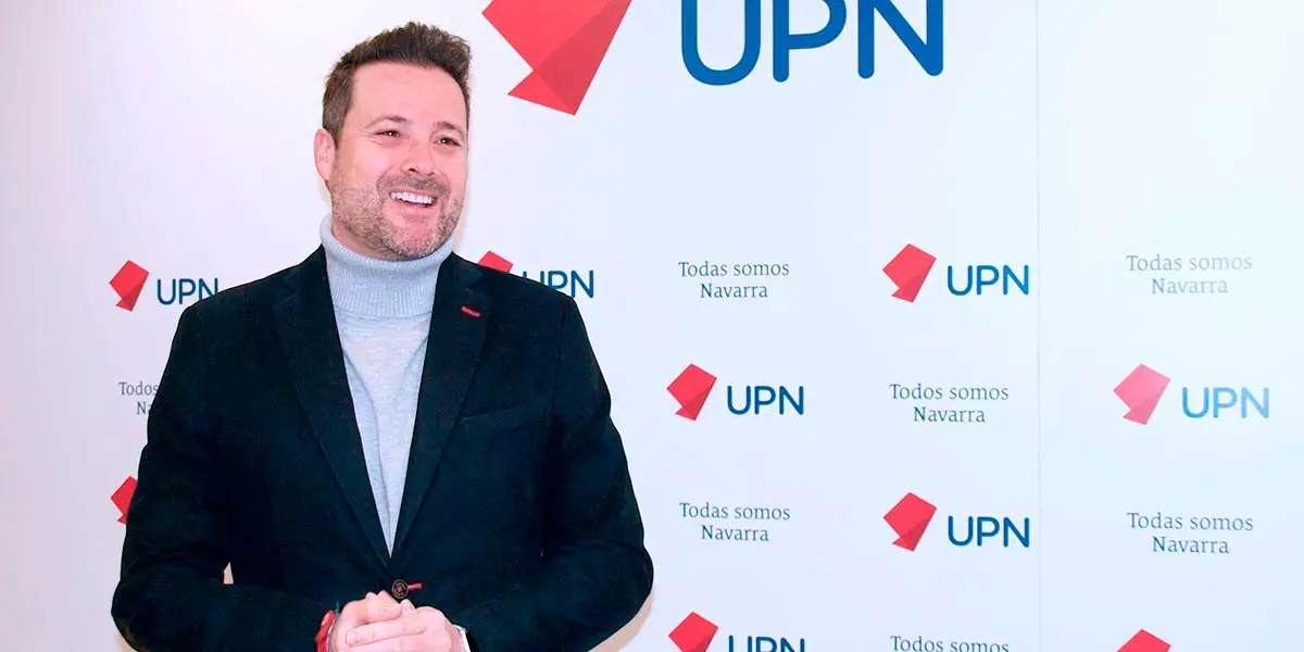 Alejandro Toquero en un acto de UPN