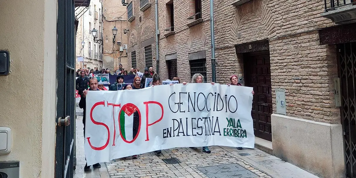 Manifestaci&oacute;n Yala Nafarroa con Palestina en Tudela 5
