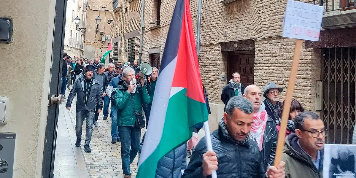 Manifestaci&oacute;n Yala Nafarroa con Palestina en Tudela 8