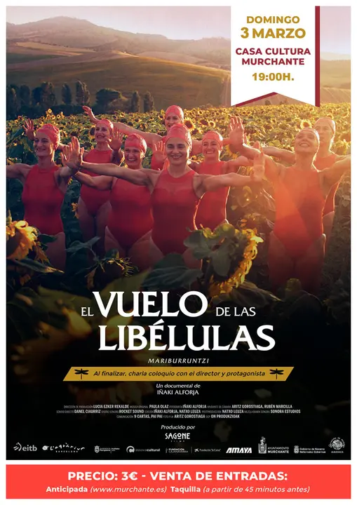 Proyecci&oacute;n y coloquio en Murchante del documental &lsquo;El vuelo de las lib&eacute;lulas&rsquo; de I&ntilde;aki Alforja