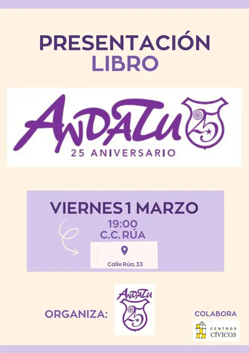 Presentaci&oacute;n en Tudela del libro &lsquo;Andatu 25 aniversario&rsquo;
