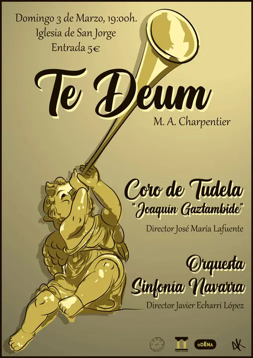 Concierto en Tudela &lsquo;Te Deum&rsquo; de M.A. Charpentier a cargo del Coro de Tudela &lsquo;Joaqu&iacute;n Gaztambide&rsquo; y de la Orquesta Sinfon&iacute;a Navarra