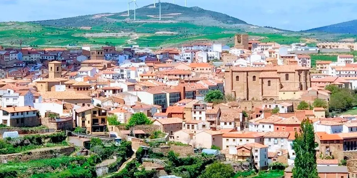 Panor&aacute;mica de la localidad soriana de &Aacute;greda