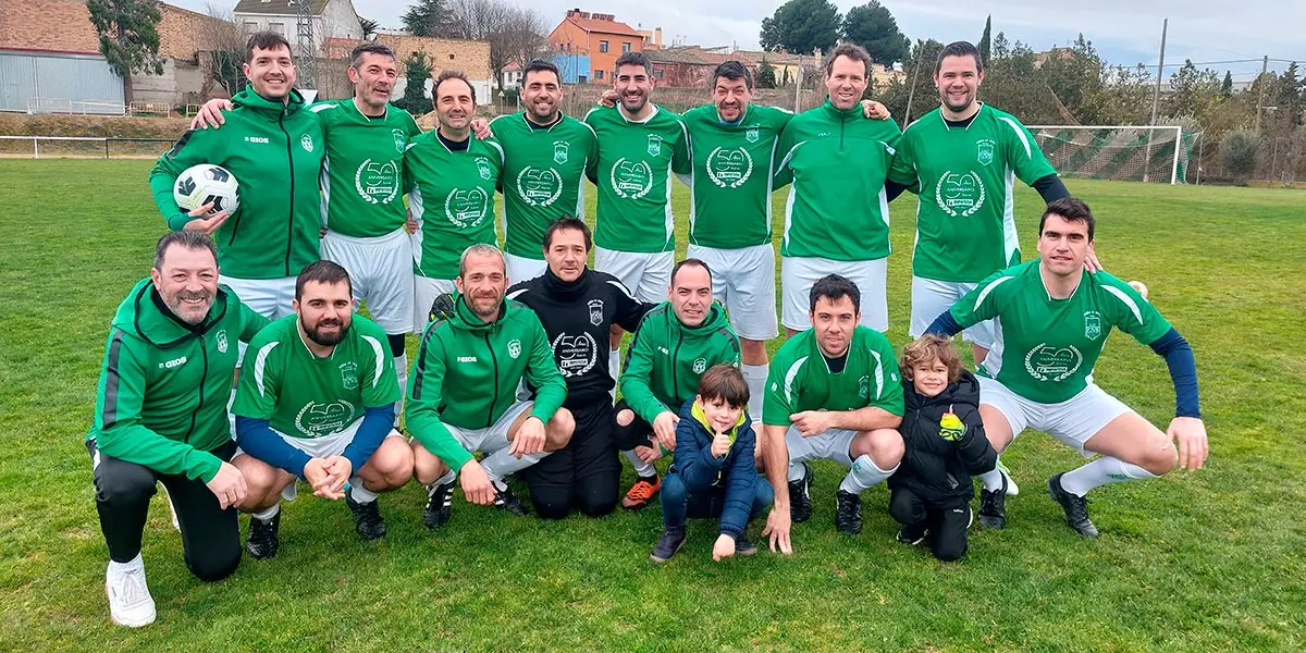 Impotusa Pe&ntilde;a La Jota gole&oacute; por 5 1 a Taburetesniuno C.D. Fontellas, con tres goles de C&eacute;sar Abad