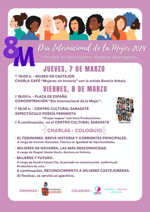 Día Internacional de la Mujer 2024 en Castejón