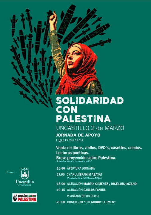 Jornada en Uncastillo de sensibilización y apoyo al pueblo palestino