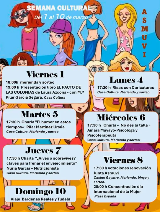 Semana Cultural de ASMUVI 2024 en Villafranca