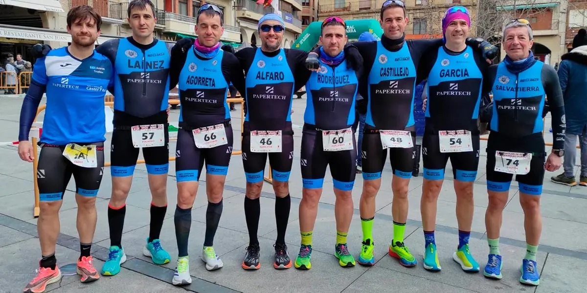 Participantes del SRD Arenas en el Duatl&oacute;n de Estella 1