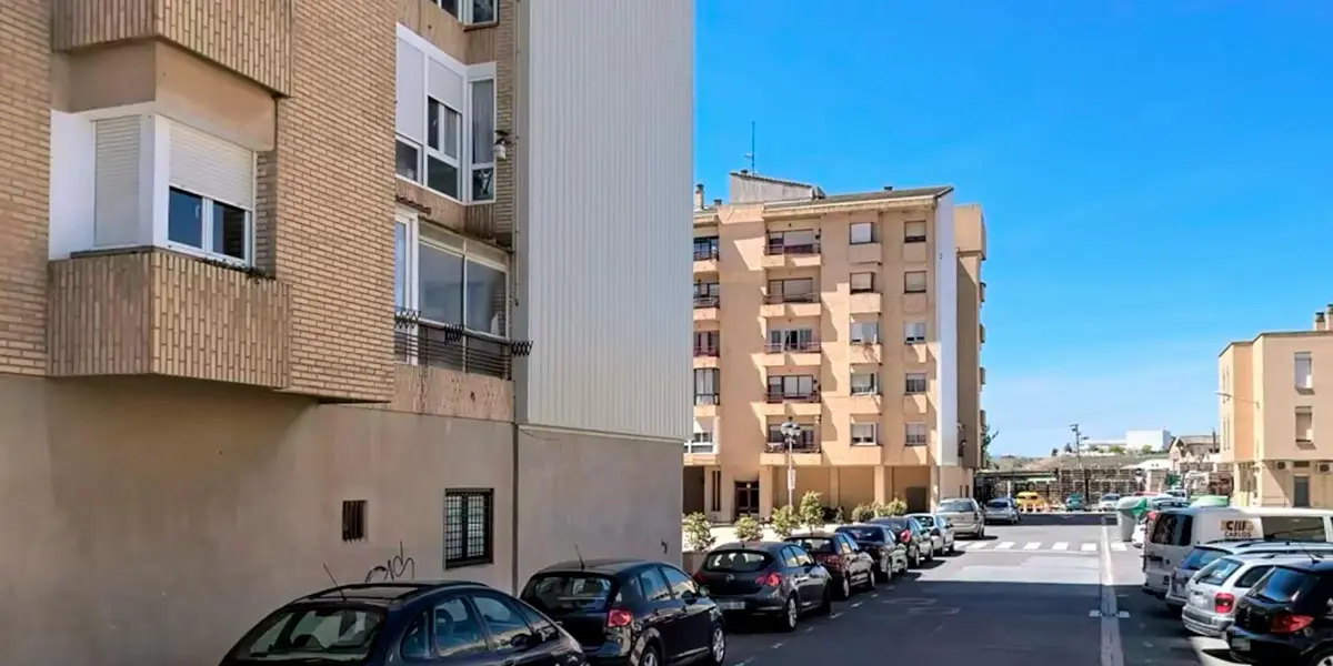 Calle Tejer&iacute;as, en Tudela
