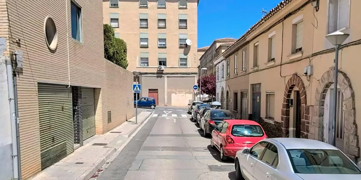 Calle Estanca, en Tudela