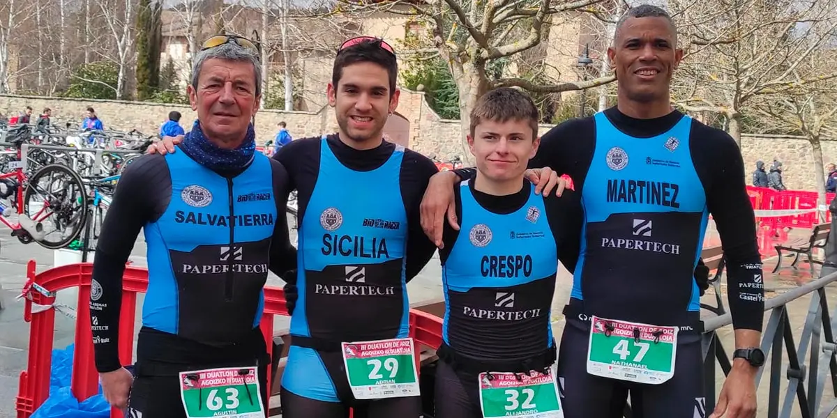 Agust&iacute;n Salvatierra, Sicilia, Adri&aacute;n Villafranca, Alejandro Crespo y Nathanael&nbsp;Martinez del SDR Arenas