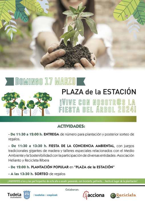 Día del Árbol 2024 en Tudela