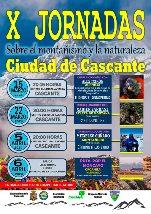X Jornadas sobre el monta&ntilde;ismo y la naturaleza 2024 en Cascante
