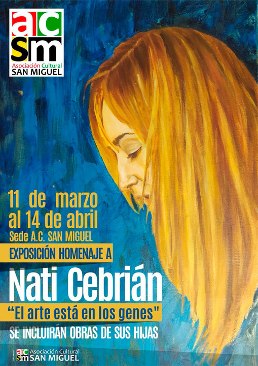 Exposición en Rincón de Soto homenaje a Nati Cebrián ‘El arte está en los genes’