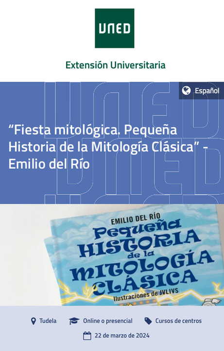 Presentación en Tudela del libro ‘Fiesta mitológica Pequeña historia de la mitología clásica’ de Emilio del Río
