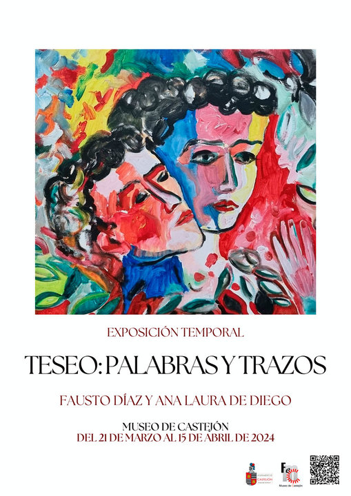 Exposición en Castejón ‘Teseo Palabras y Trazos’ de Fausto Díaz y Ana Laura de Diego 