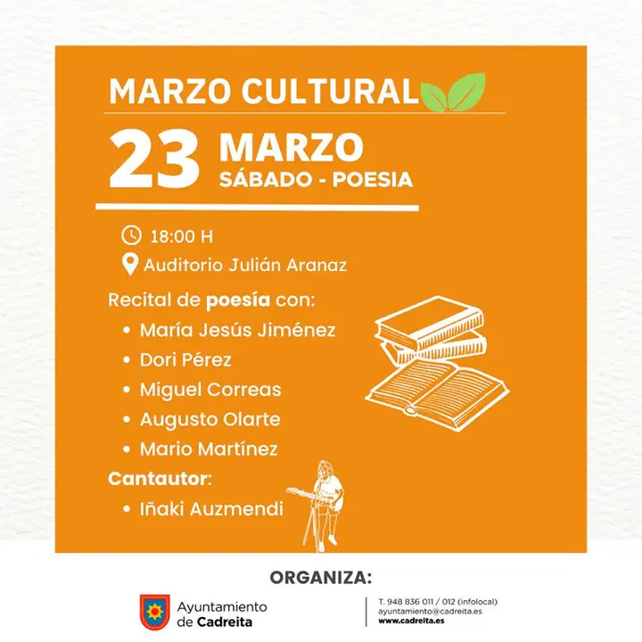 Recital de poes&iacute;a en Cadreita