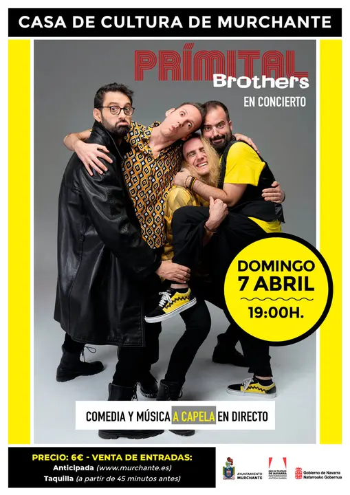 Concierto en Murchante del grupo vocal Primital Brothers