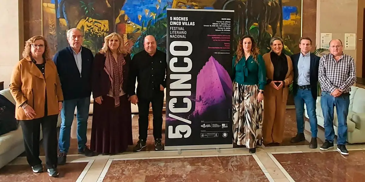 La presentaci&oacute;n del festival literario &lsquo;5 noches Cinco Villas&rsquo; tuvo lugar el 21 de marzo en la Delegaci&oacute;n de Gobierno