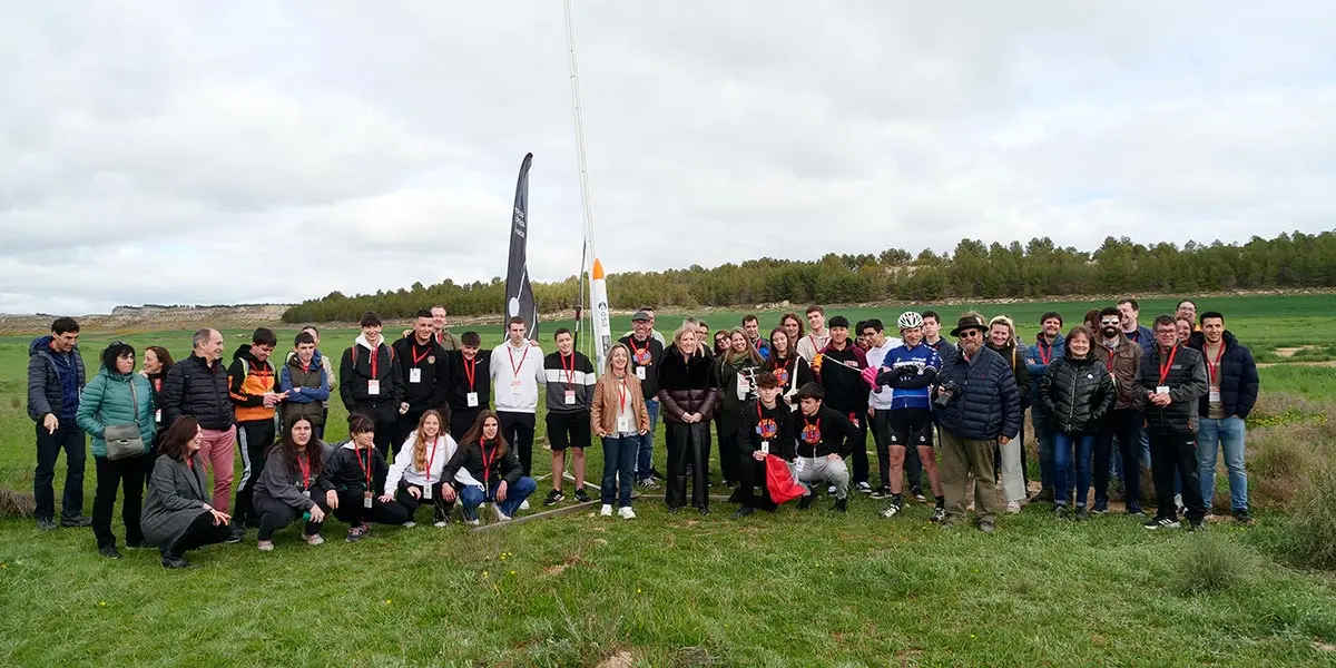 Cohete lanzado en la VI edici&oacute;n de CanSat