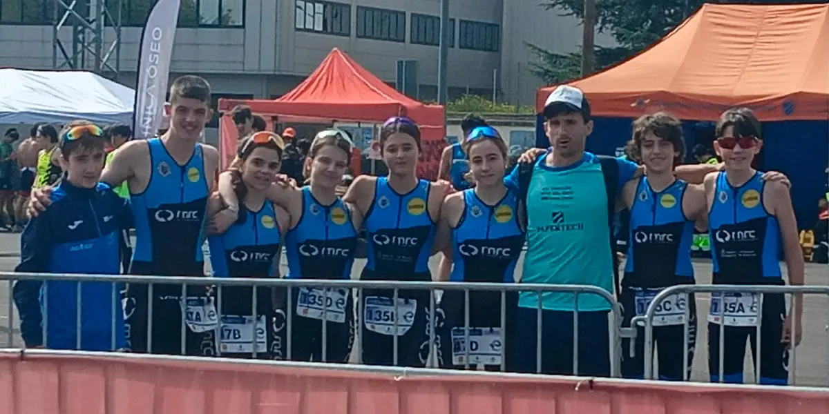 Participantes del Arenas en la Liga de Talentos en Triatl&oacute;n