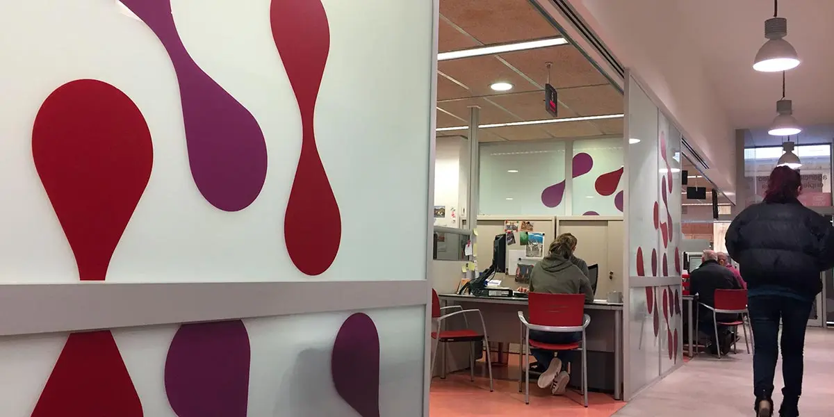 Imagen del interior de una oficina del Servicio Navarro de Empleo&ndash;Nafar Lansare