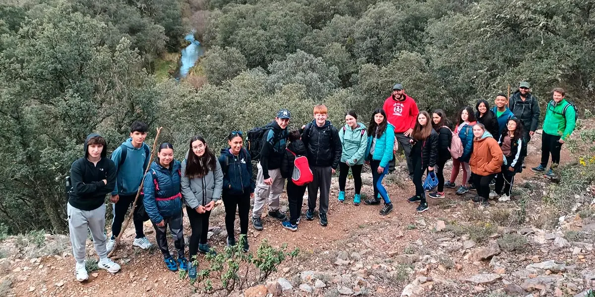Los alumnos del IES Alhama de Corella en las Tierras Altas de Soria 1