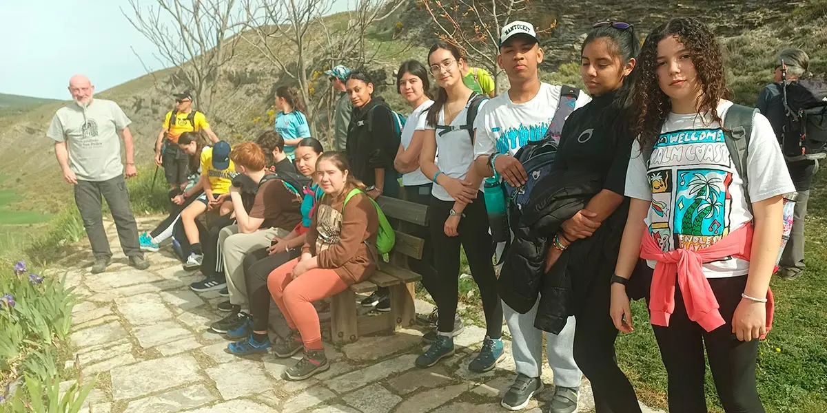 Los alumnos del IES Alhama de Corella en las Tierras Altas de Soria 4