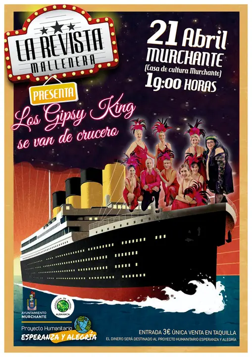 Teatro en Murchante &lsquo;Los Gipsy King se van de crucero&rsquo;