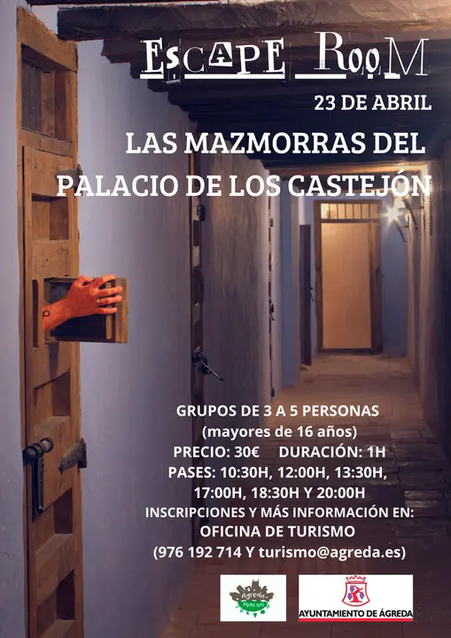 Escape Room en &Aacute;greda &lsquo;Las mazmorras del palacio&rsquo;