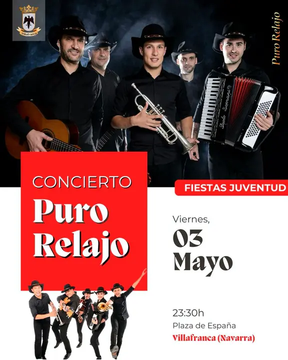 Concierto en Villafranca de Puro Relajo