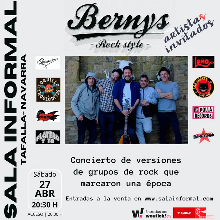 Concierto en Tafalla &lsquo;Rock Style&rsquo; de Bernys