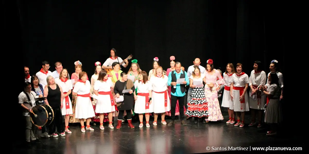 Parcipantes en el festival en Murchante a favor de ANFAS 2