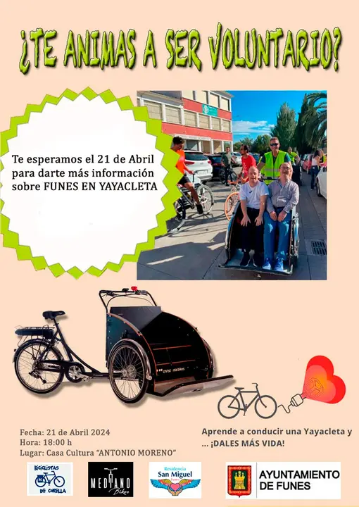 Voluntariado &lsquo;Funes en yayacleta&rsquo;