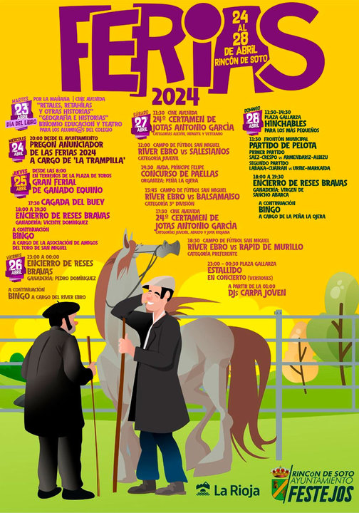 Programa de las Ferias 2024 en Rincón de Soto
