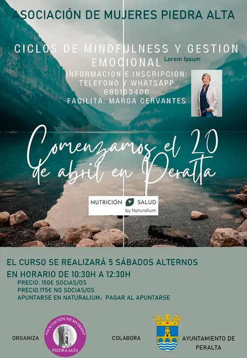 Ciclos en Peralta de mindfulness y gesti&oacute;n emocional