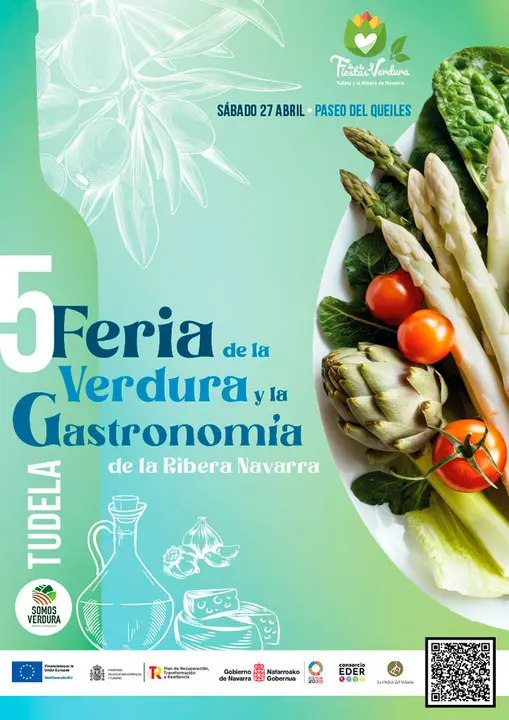 V Feria de la Verdura y la Gastronom&iacute;a de la Ribera Navarra 2024 en Tudela