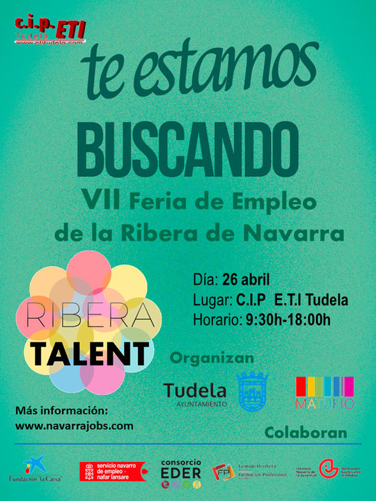 VII Feria de Empleo de la Ribera de Navarra ‘Ribera Talent’ 2024 en Tudela