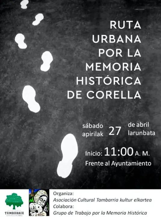 Jornadas por la Memoria Hist&oacute;rica de Corella 2024 Ruta urbana por la Memoria Hist&oacute;rica de Corella