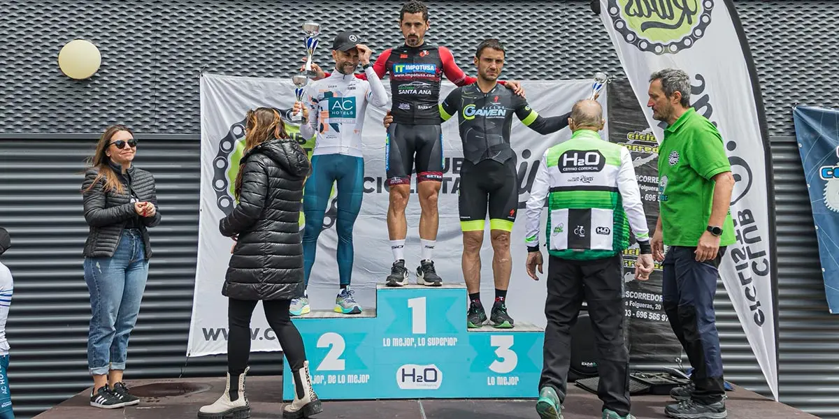 Podium de la prueba de Rivas